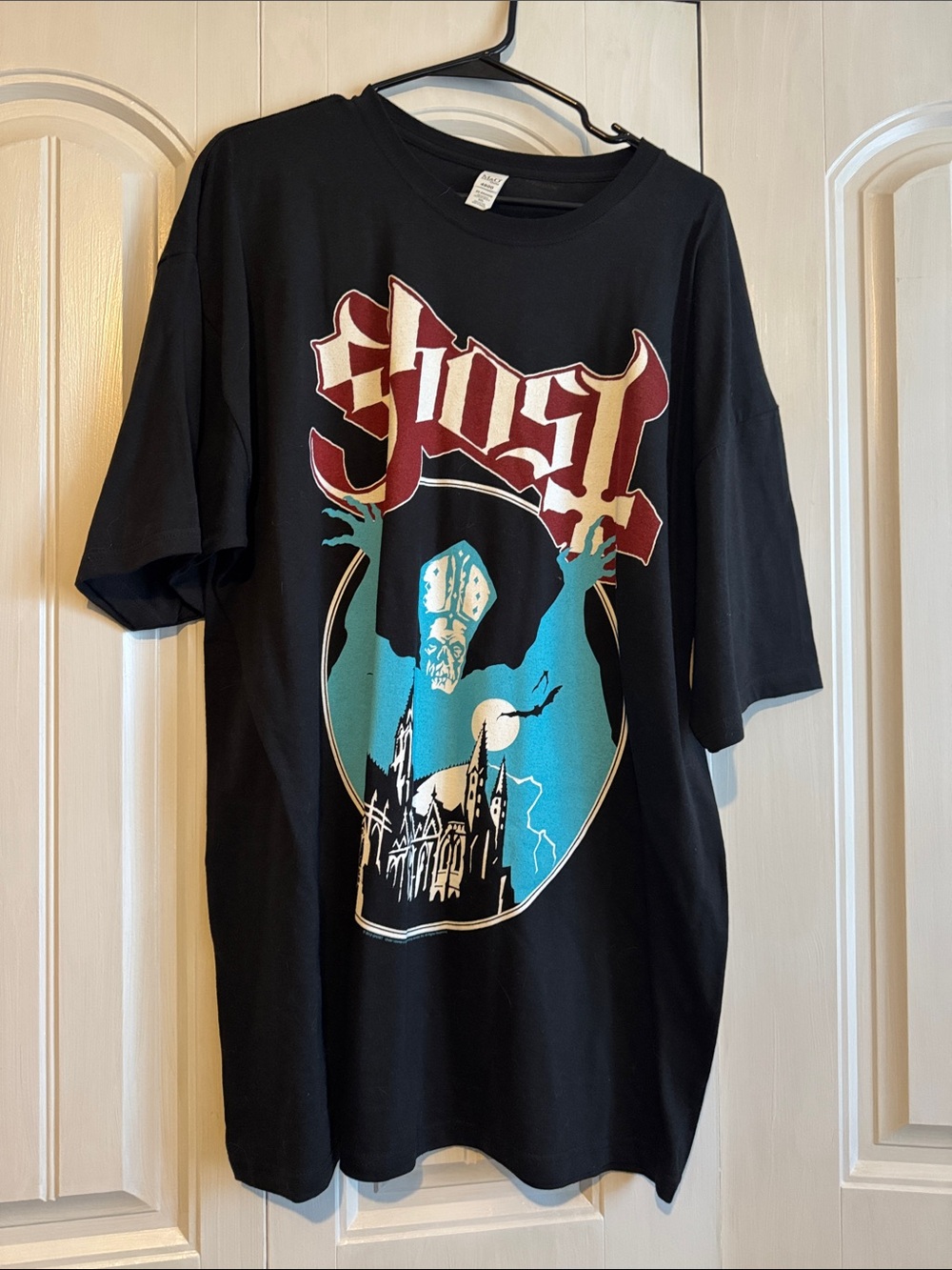 Ghost Graphic Black Band T-Shirt